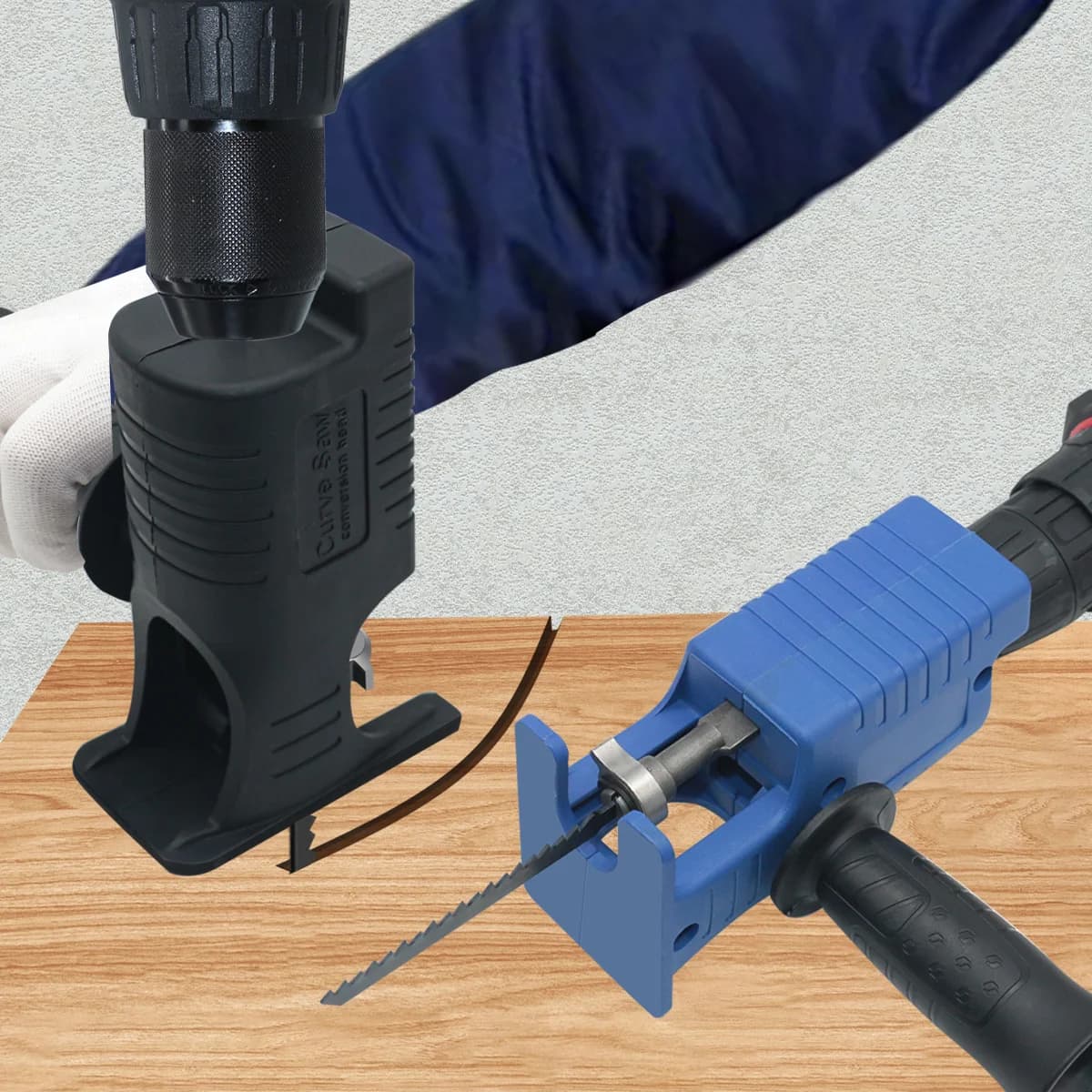 Draagbare Reciprozaag Adapter voor Boren