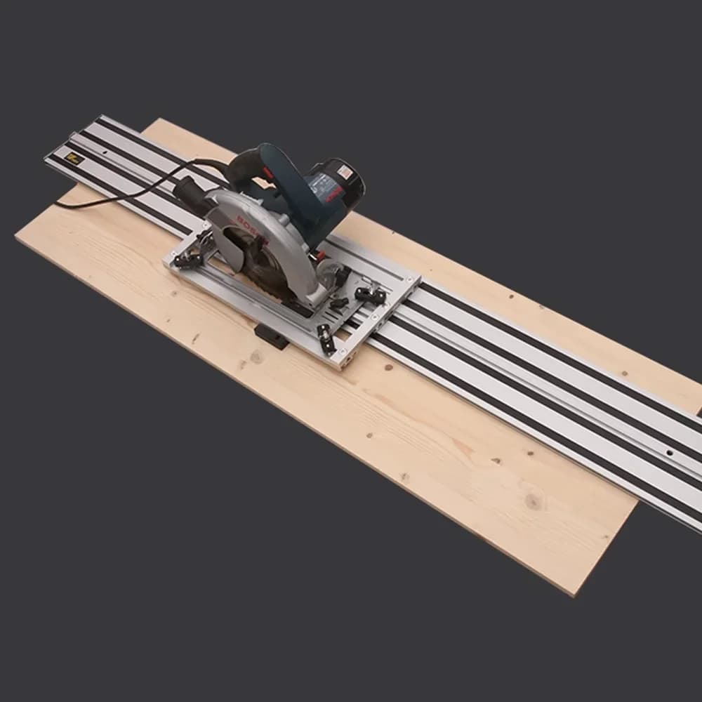 Aluminium extrusie geleiderail voor cirkelzagen