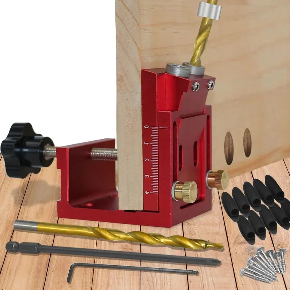 Verstelbare zakgatboormachine kit met 9mm boorgeleider