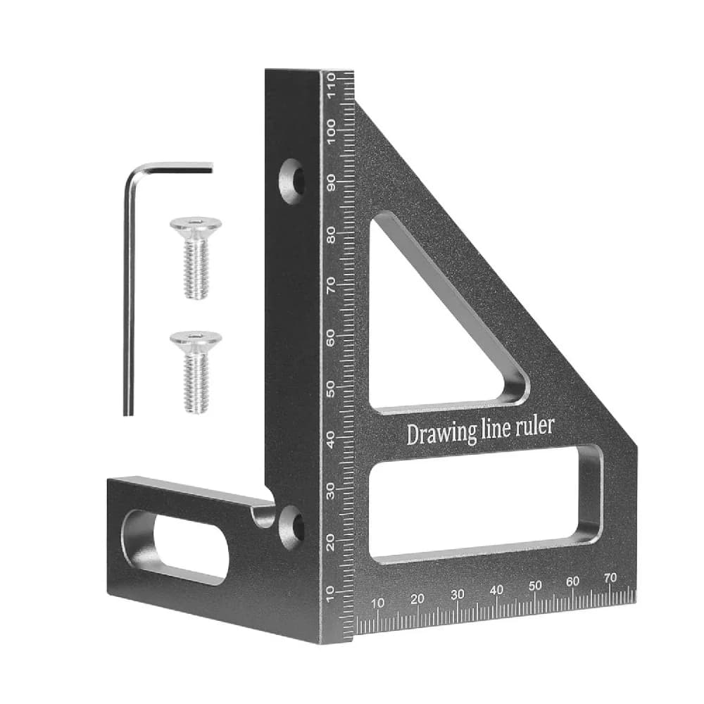 3D Multi-Angle Aluminium Verbindingshoek Protractor
