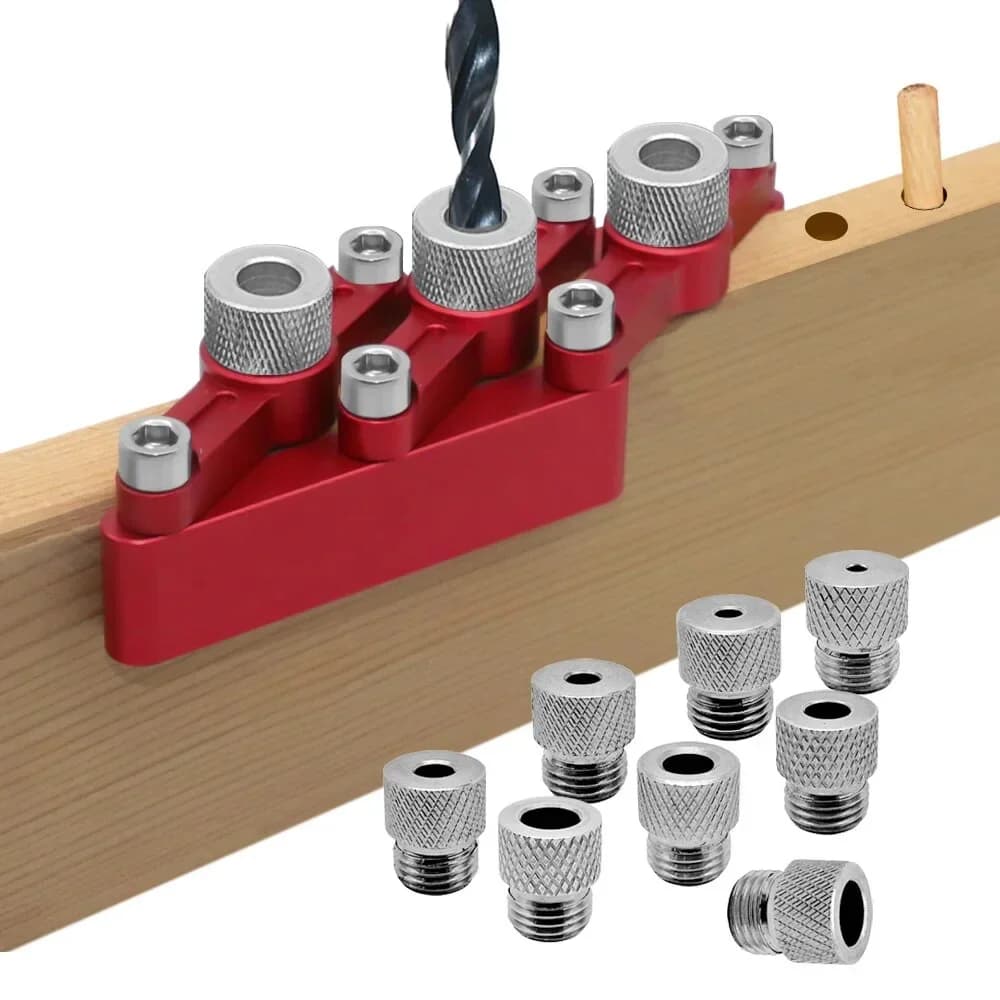 Zelfcentrerende duimbeugel met boorhulzen van 3-10 mm