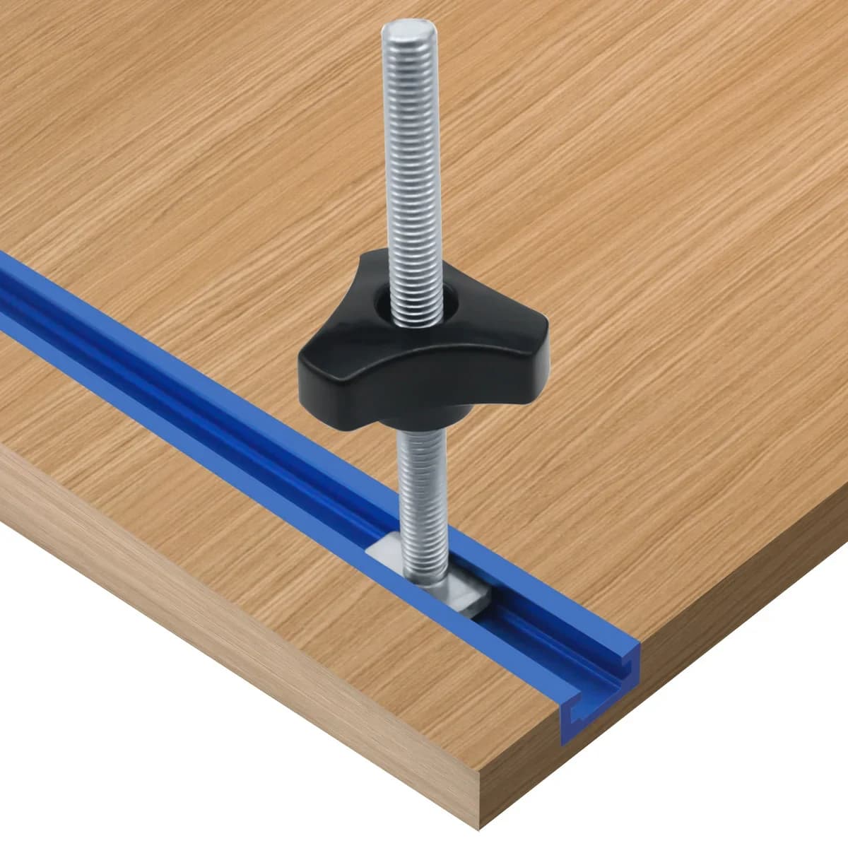 Set T-trackbouten, knoppen en schuifmoeren