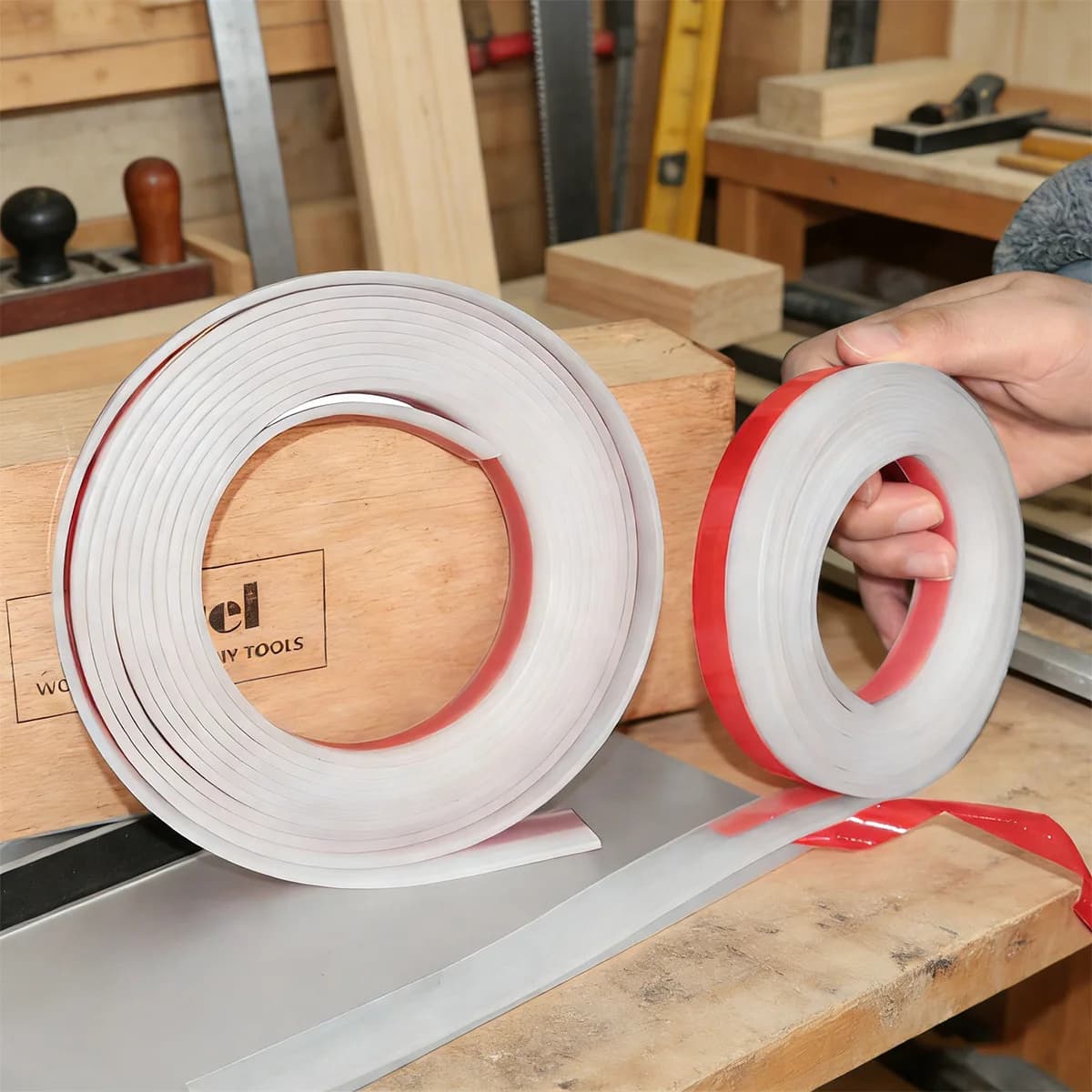 Vervangende splinterbeschermingsstrip voor trackzaag, 2,5 mm dik