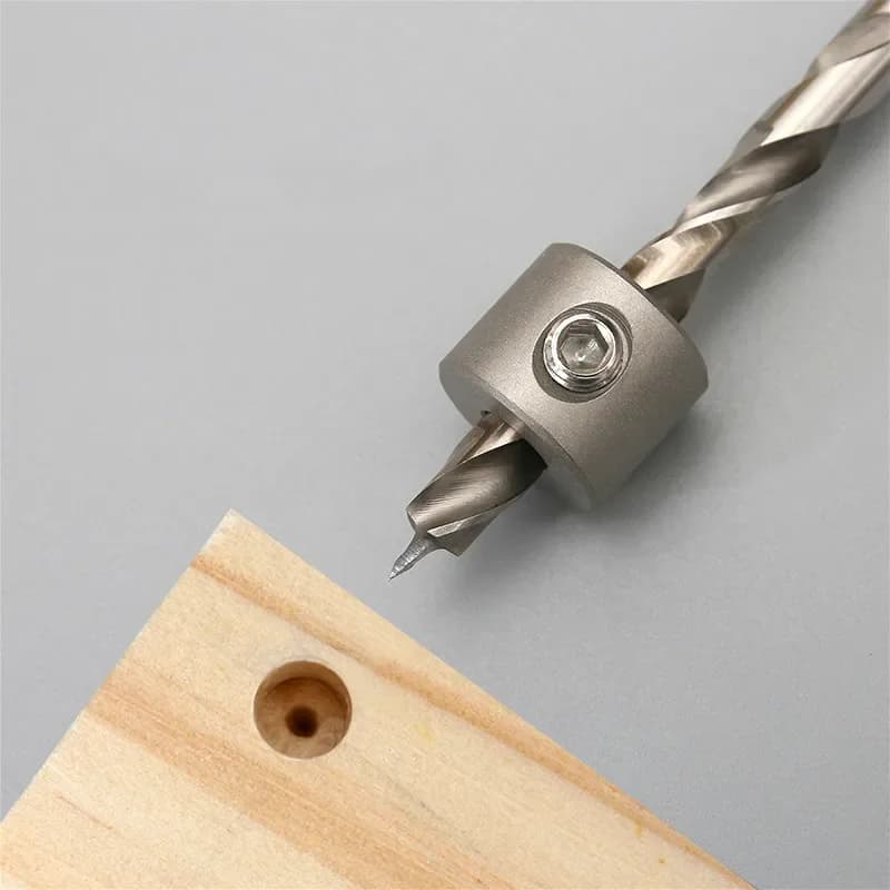 Roestvrijstalen Dowelboorbeugel Stopcollars, 4-10mm