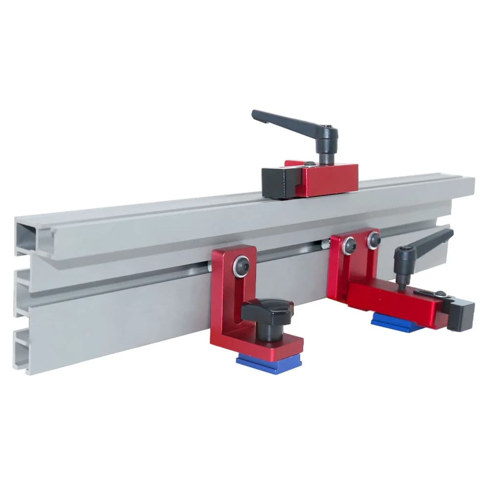 Aluminium T-profiel aanslagblok en flip-stop locator