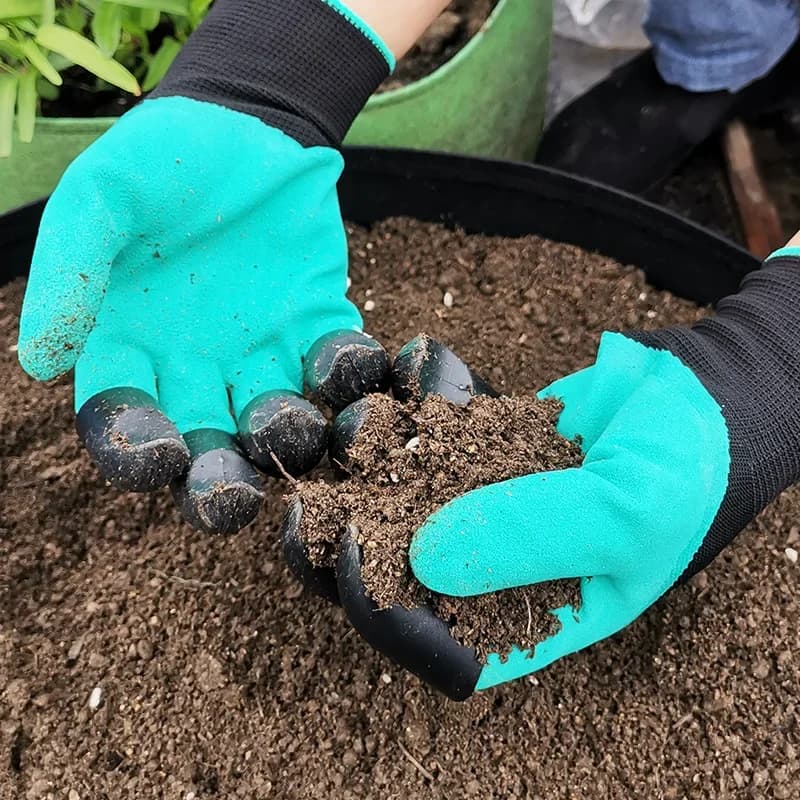 Tuinhandschoenen met Ingebouwde Klauwen voor Graafwerk