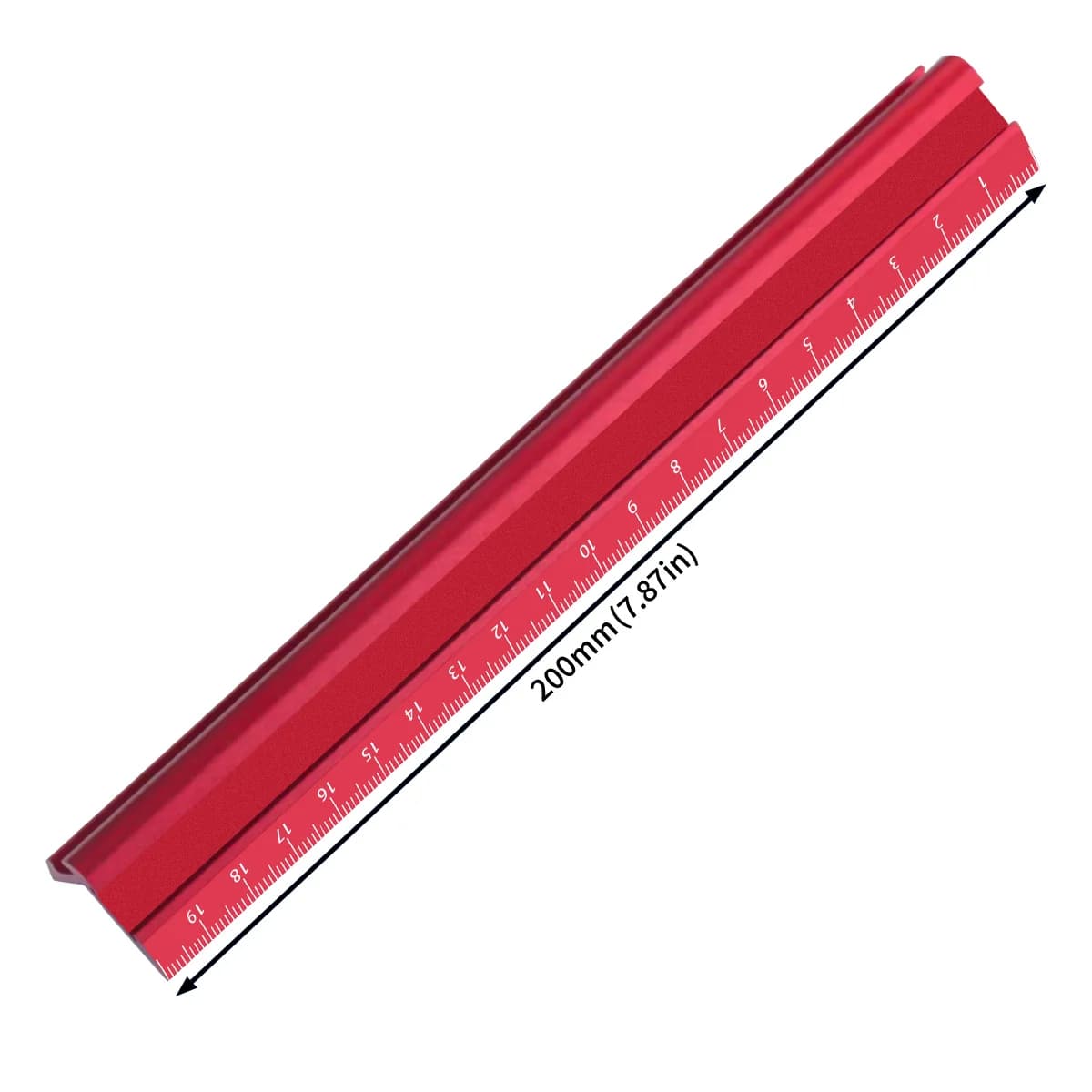 Precisie V-ruler en puntmarkeerder, metrisch en imperial