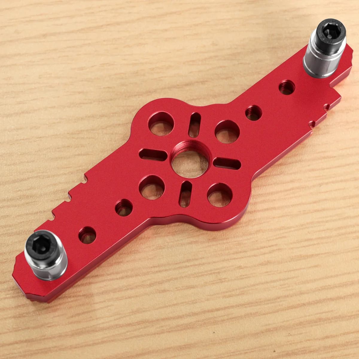 Verstelbare aluminium centerpunch en aftekengids