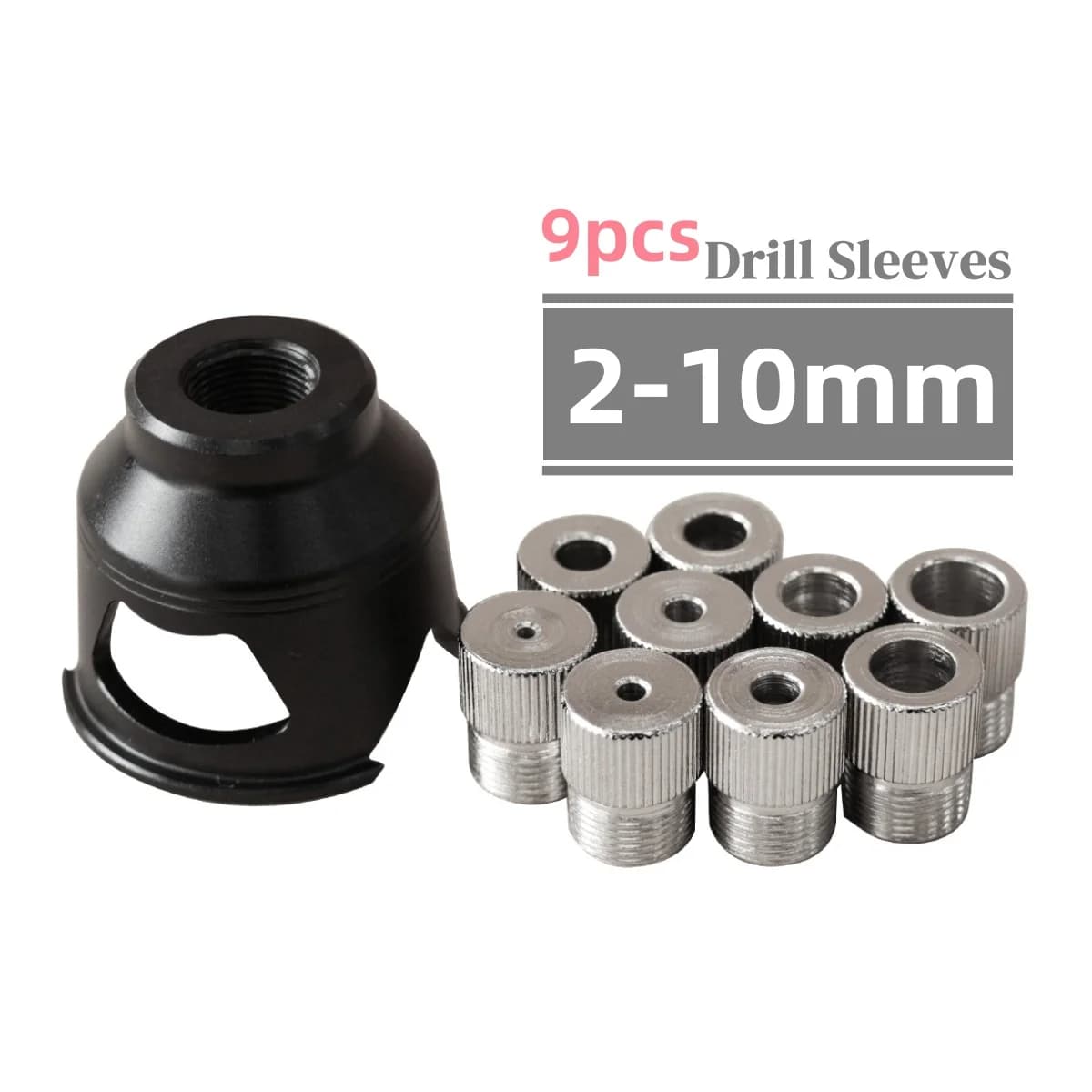 Verticale boorgeleider doweljig-set, 2-10 mm