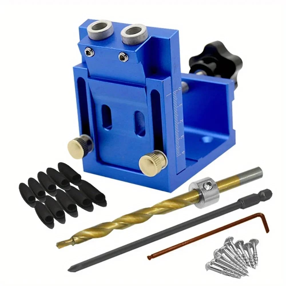Verstelbare zakgatboormachine kit met 9mm boorgeleider