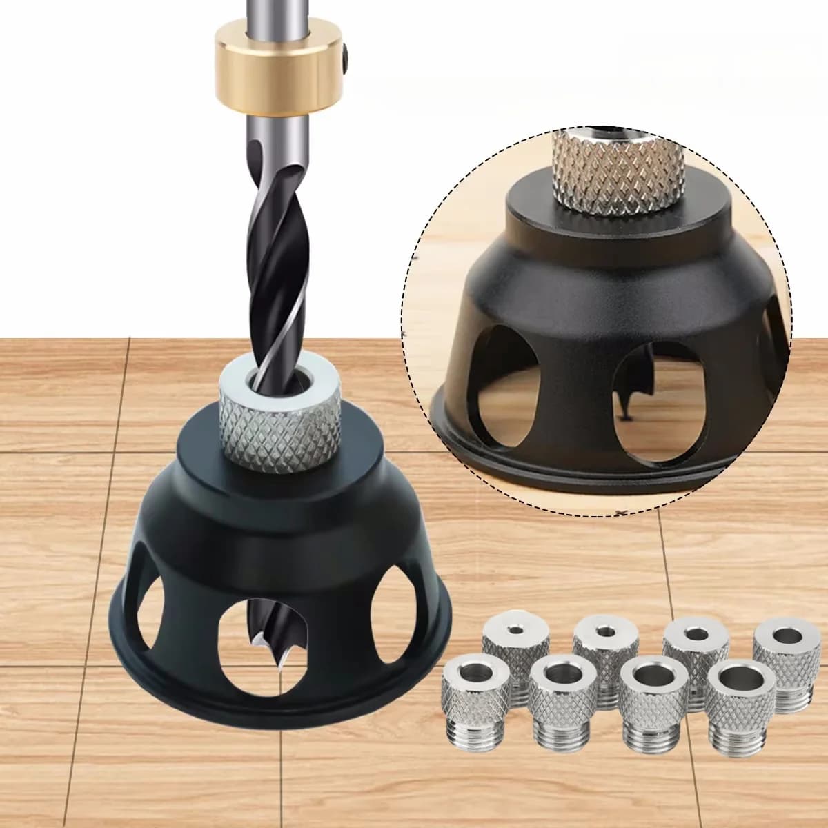 Verticale Aluminium Dowelgeleider Set 3-10mm