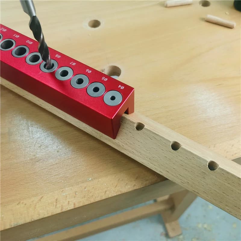 4-12mm Verticale zakgat dowelboorgeleider