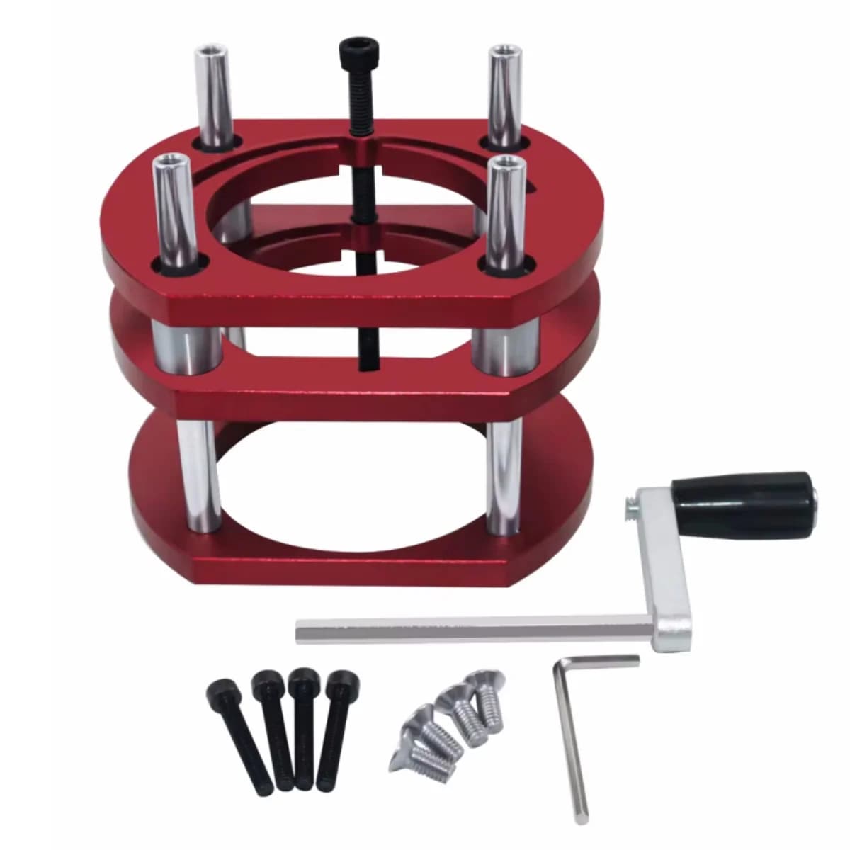 Aluminium frezen tafelblad insertplaat liftset, 65mm