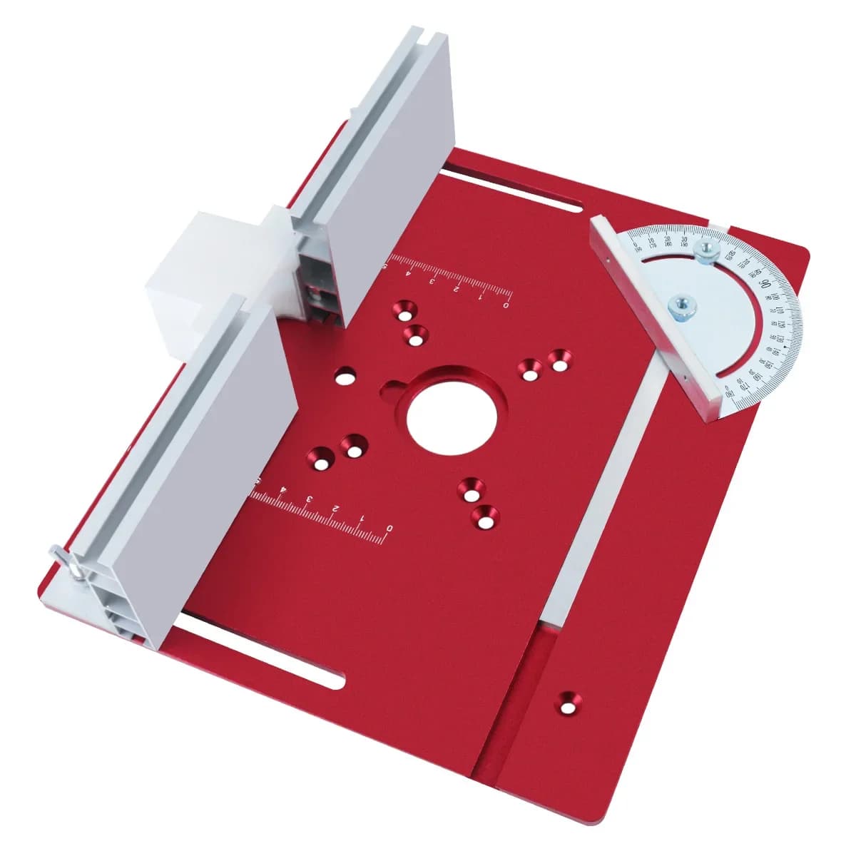 Aluminium bovenfrees tafel insertplaat en liftset