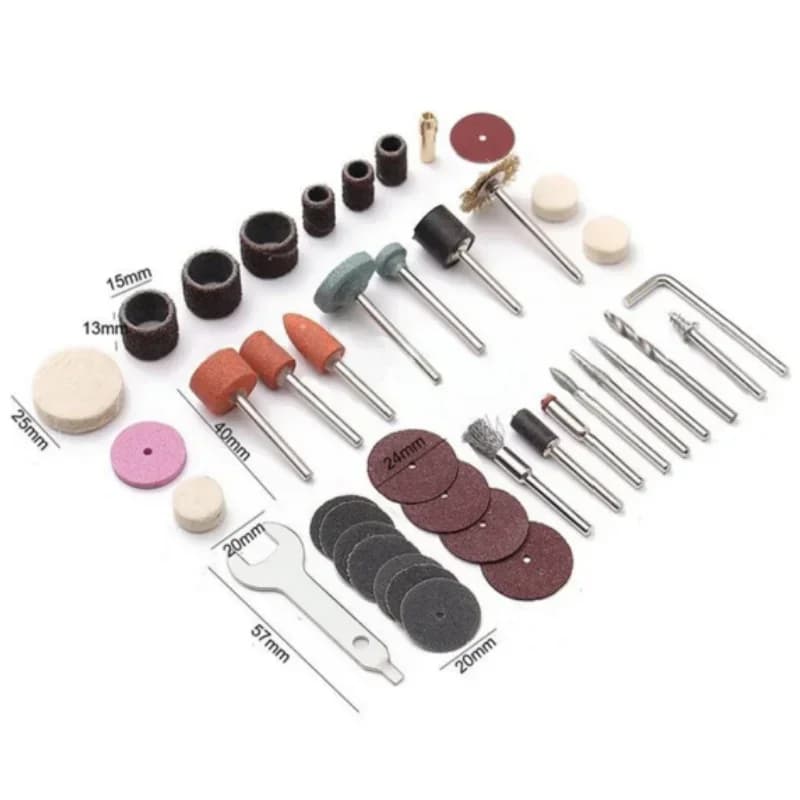 Rotary-accessoire-set van 40 stuks voor miniboormachines