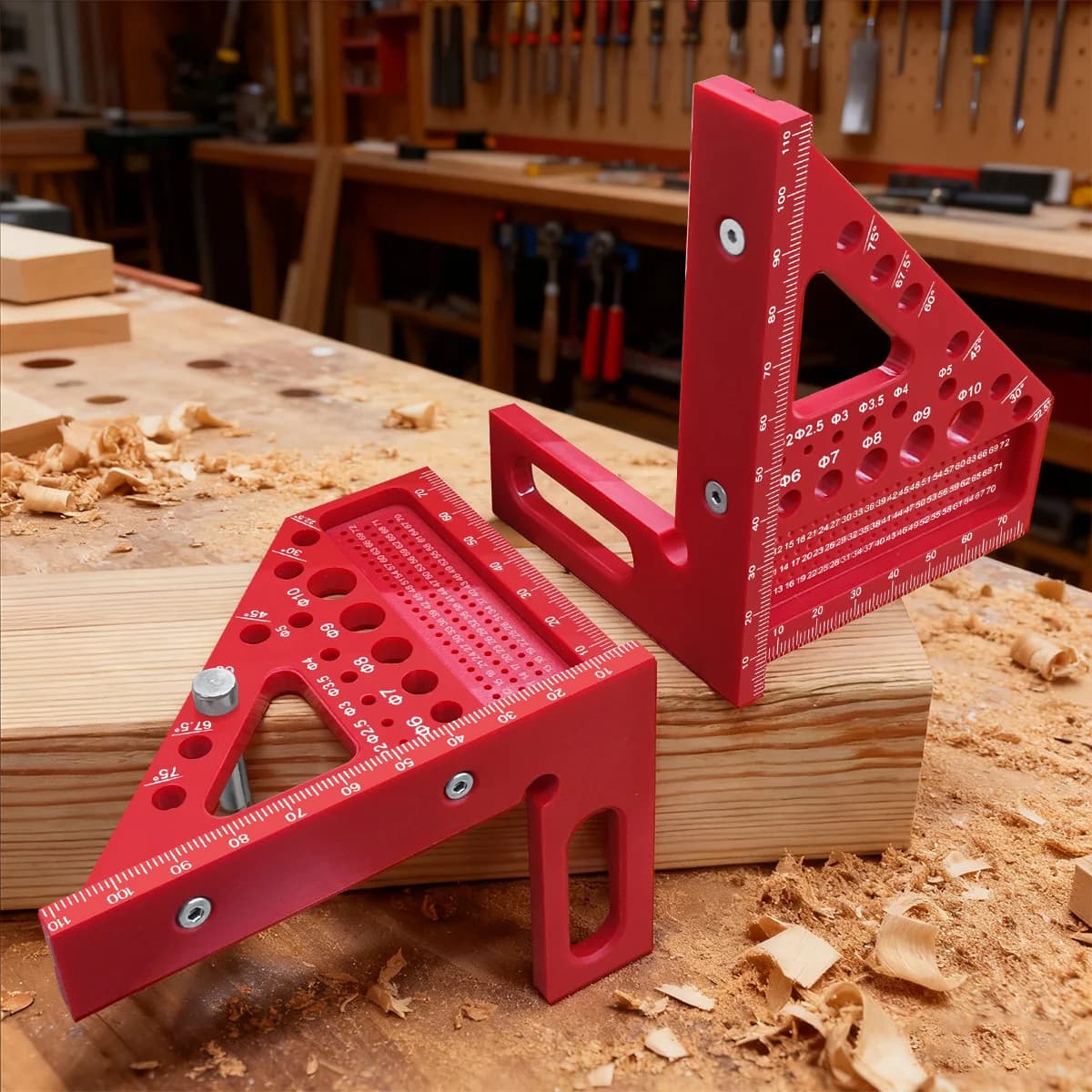 Precisie 3D multi-hoek plastic meet- en leglineaal