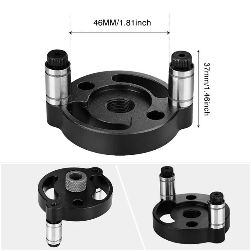 Verbeterde Verticale Zelfcentrerende Pocket Hole Jig 3-10mm