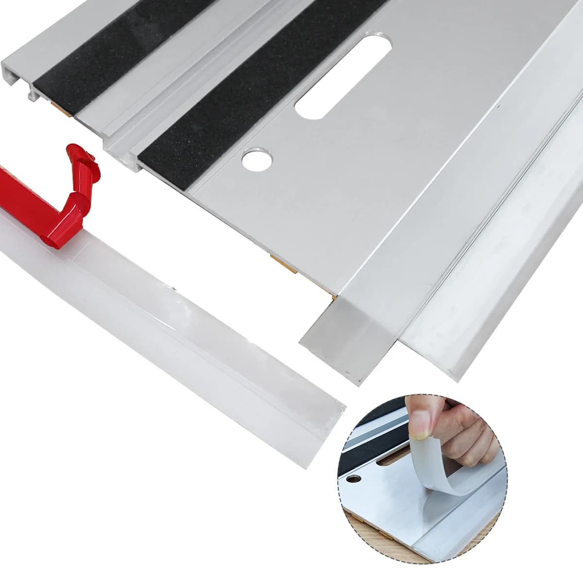 Vervangende splinterbeschermingsstrip voor trackzaag, 2,5 mm dik