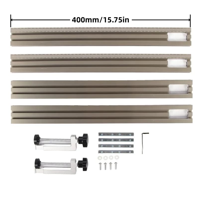 400 mm aluminium geleiderail voor trimmachine