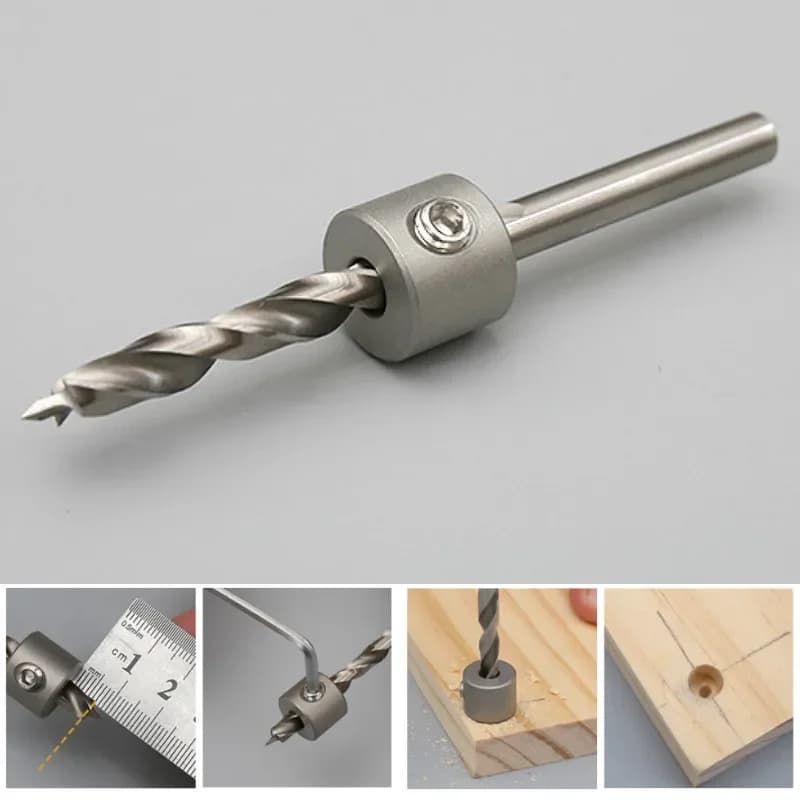 Roestvrijstalen Dowelboorbeugel Stopcollars, 4-10mm