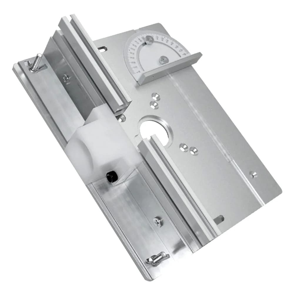 Freeshoogteregeling met aluminium insertplaat en aanslag