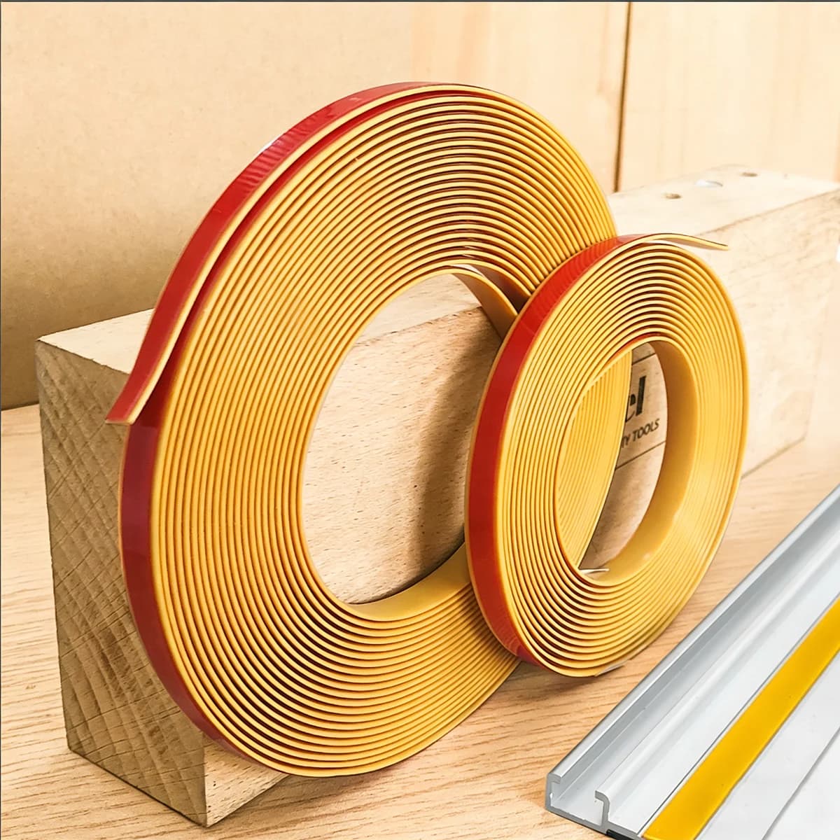 10mm Brede Transparante Splinterbescherming Strip, Rol van 4/8m