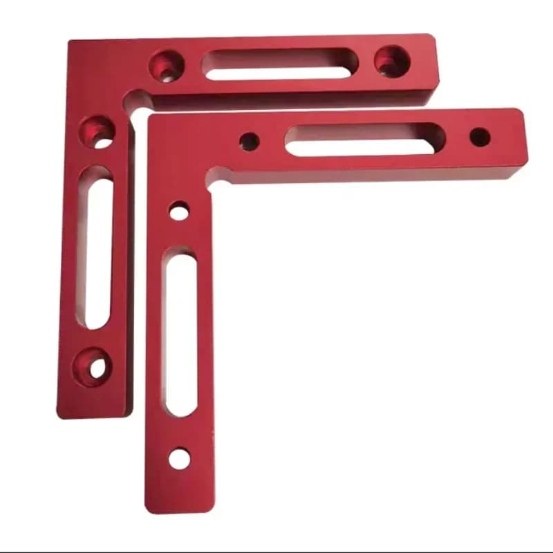 Aluminium hoekklamp 90 graden, set van 2