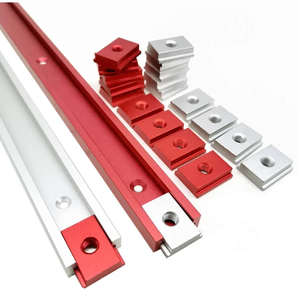 10-Stuks Aluminium T-Slot Glijmoeren voor verstekrails