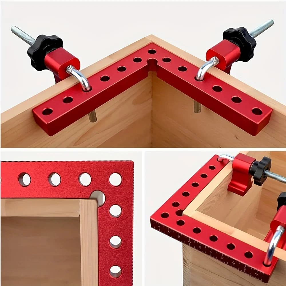 90 graden L-vormige klem voor houtbewerking, 120/140mm