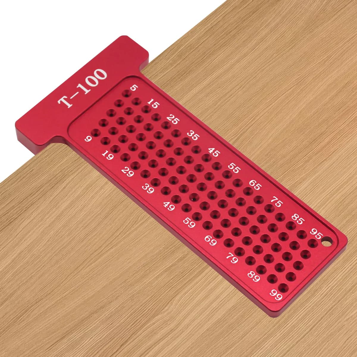 Precisie T-rastermaat 100 mm, metriek