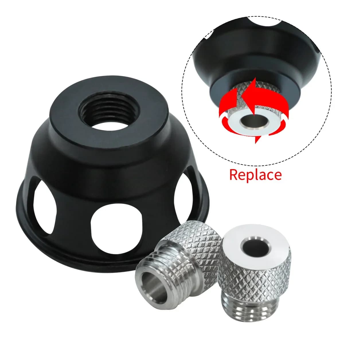 Aluminium verticale boorgeleider set 3-10mm