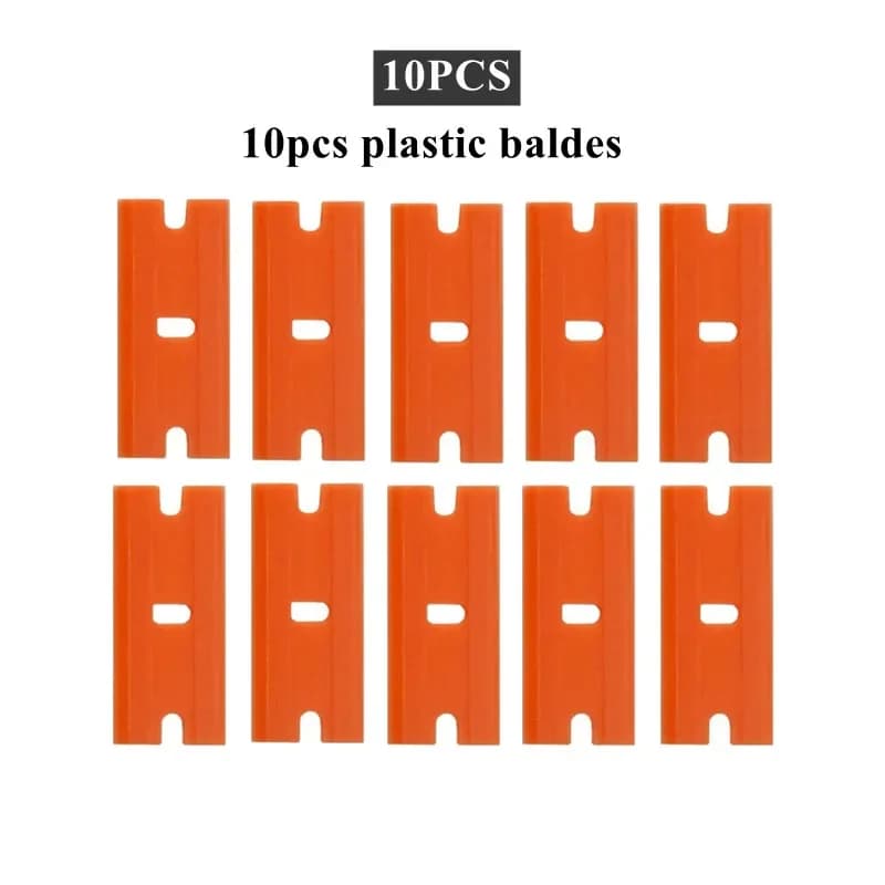 Plastic ruitenschraper met mesjes voor glas