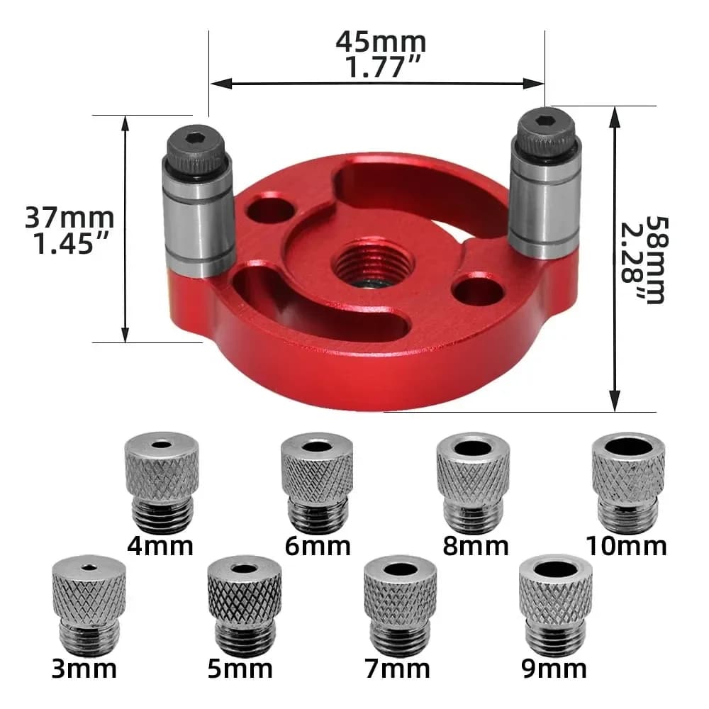 Verbeterde zelfcentrerende duimbeugel, 3-10mm