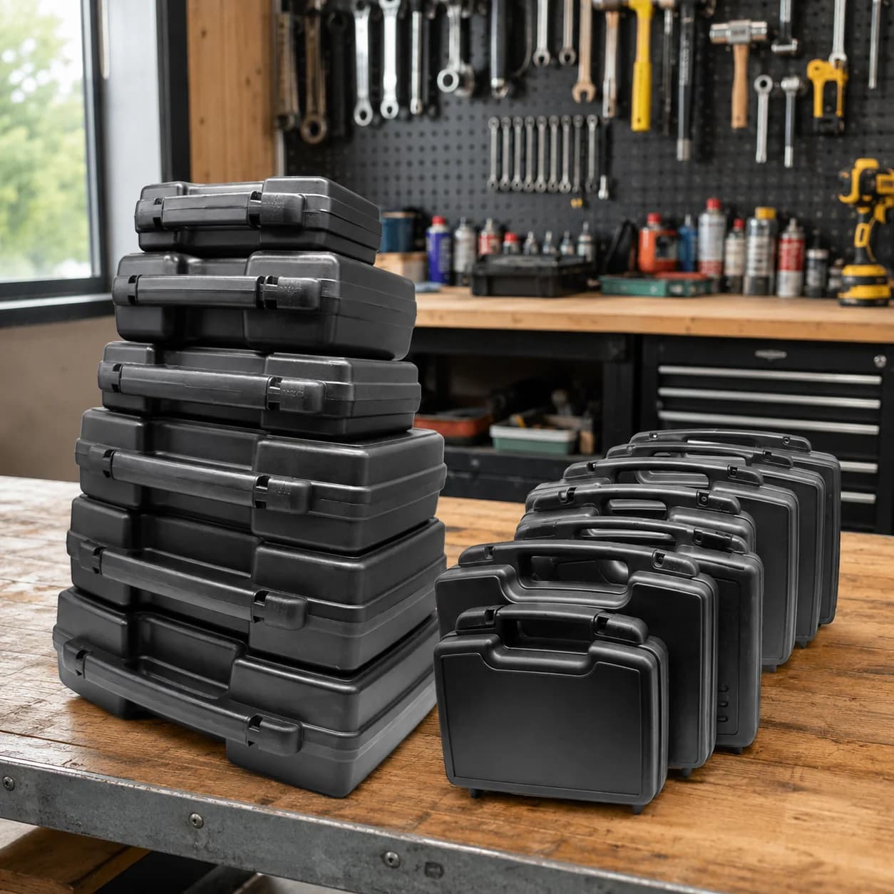 Draagbare kunststof beschermende opbergdoos voor outdoor gear