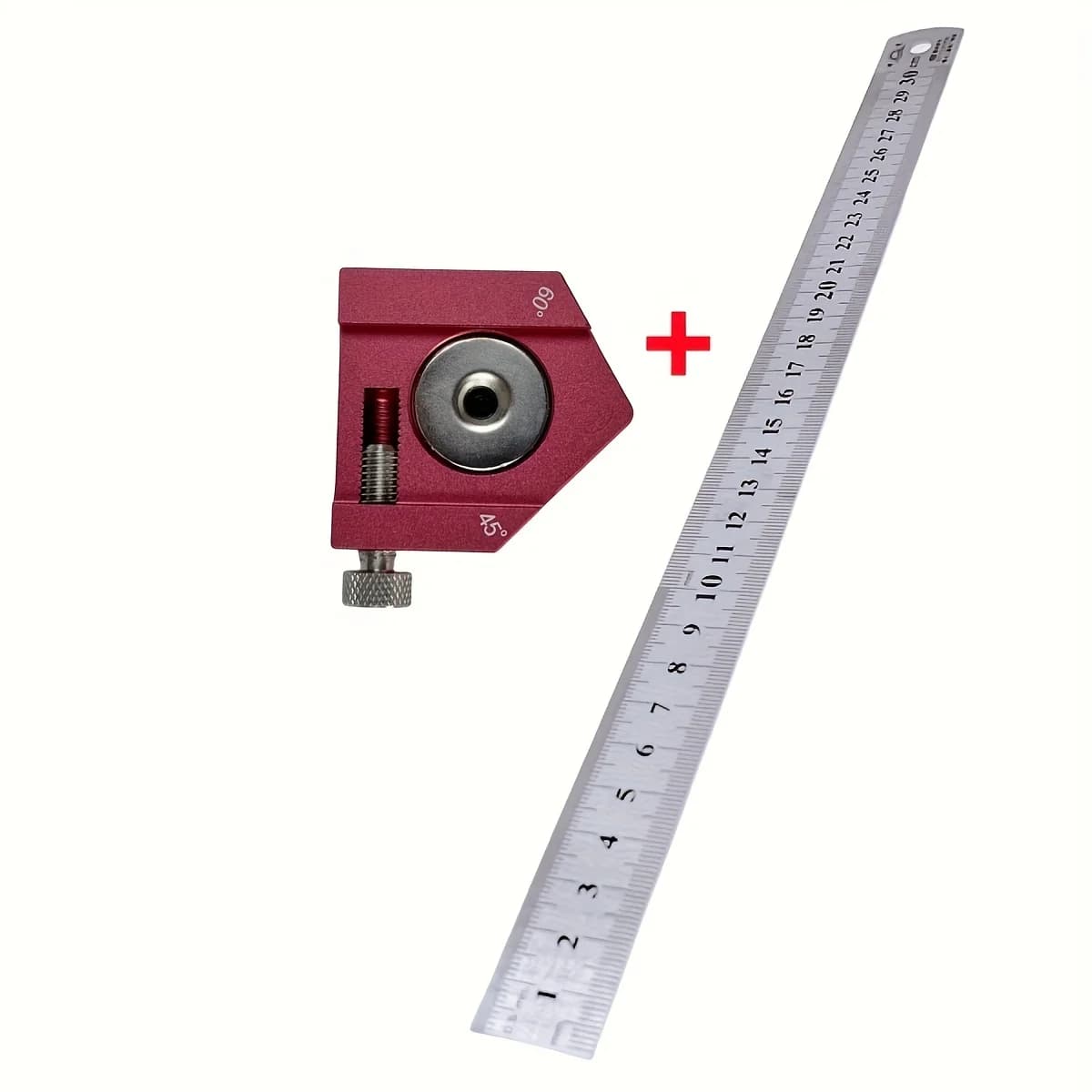 0-300mm Combination Carpenter Square met geëtste schaalverdeling