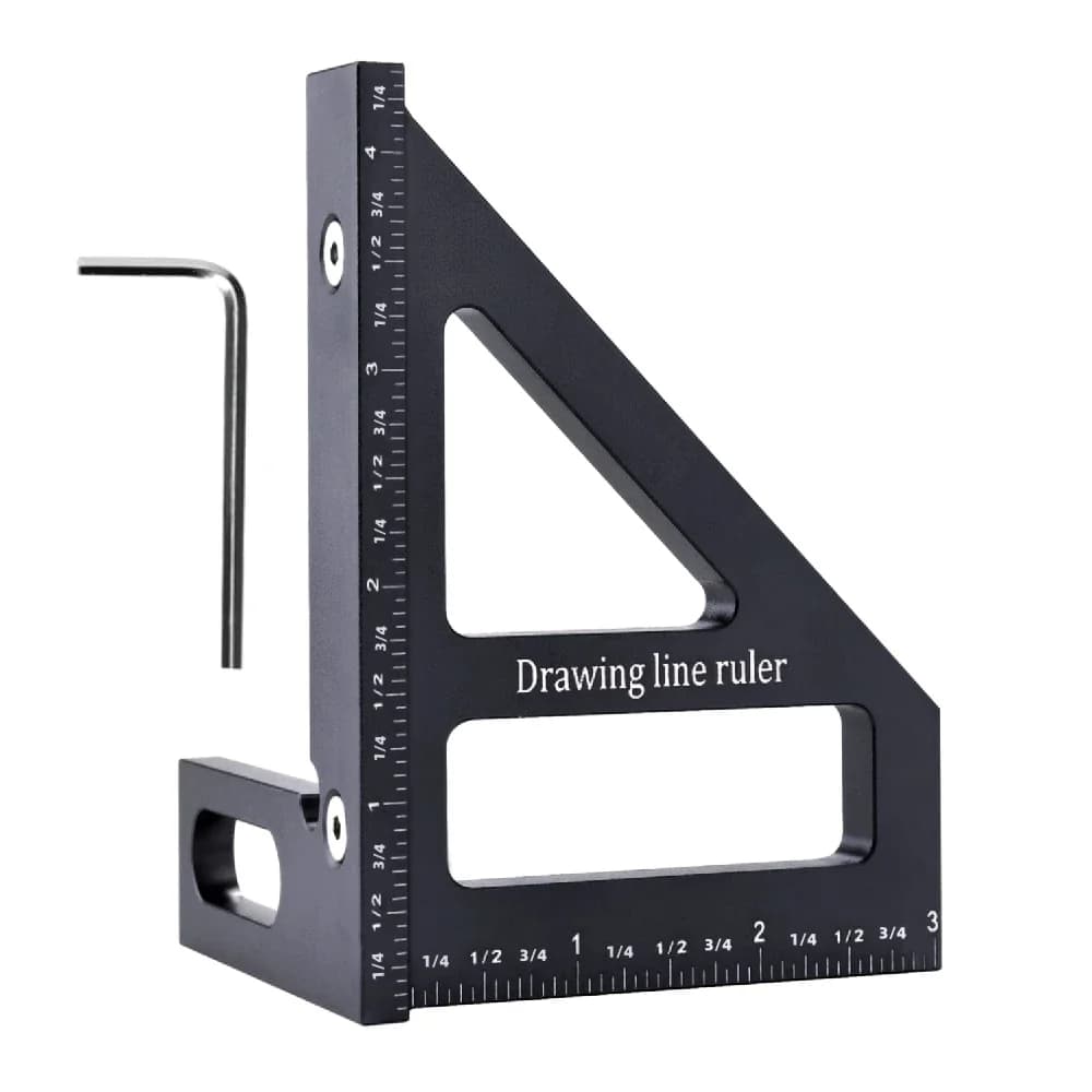 3D multifunctionele aluminium verstekdriehoek