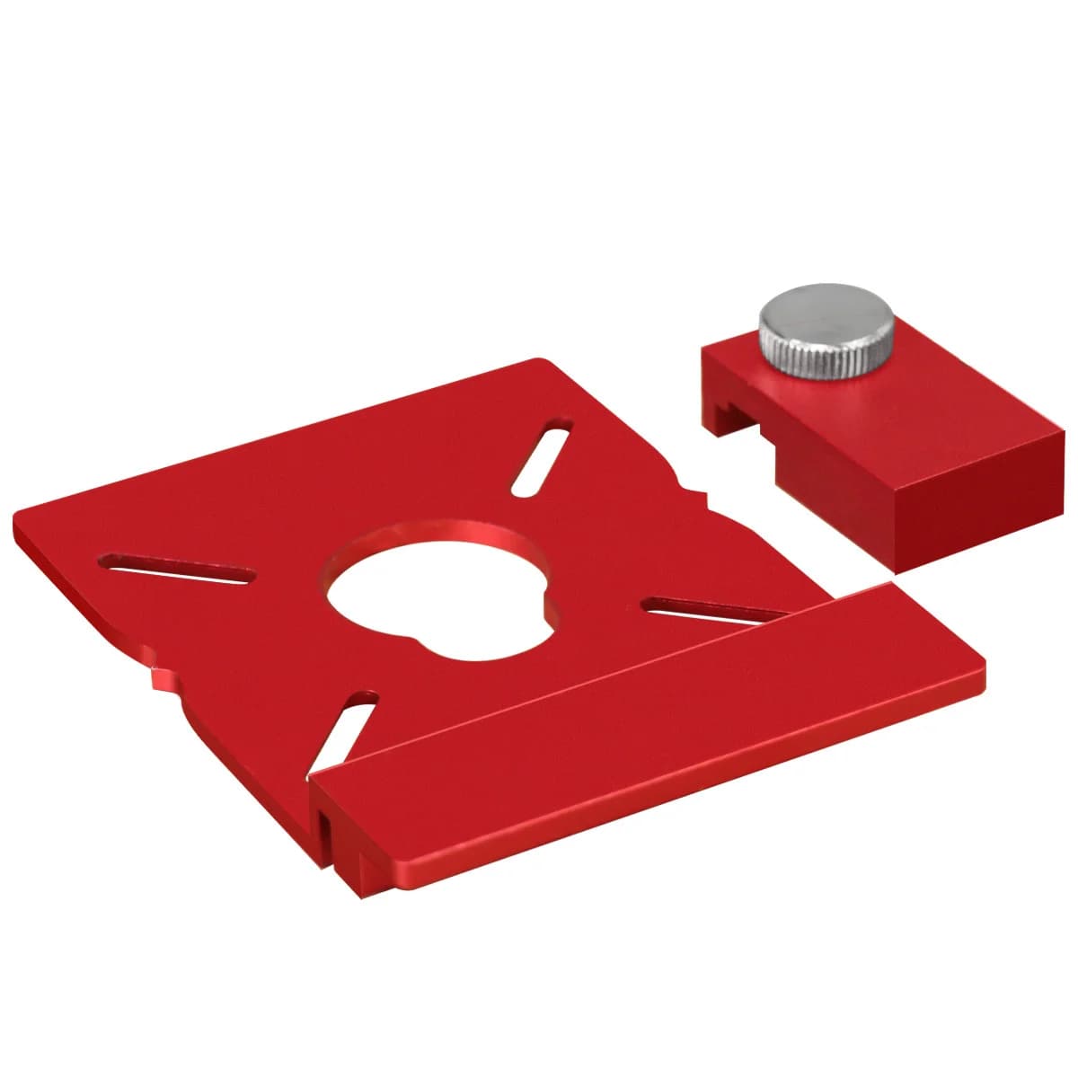 Zware aluminium geleiderail-connectorset