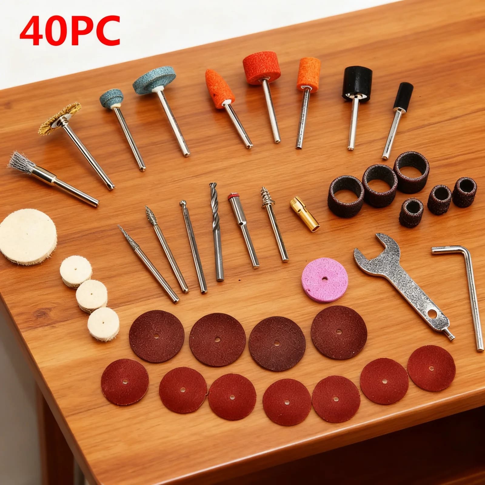 Rotary tool accessoire slijpkit van 40-delig