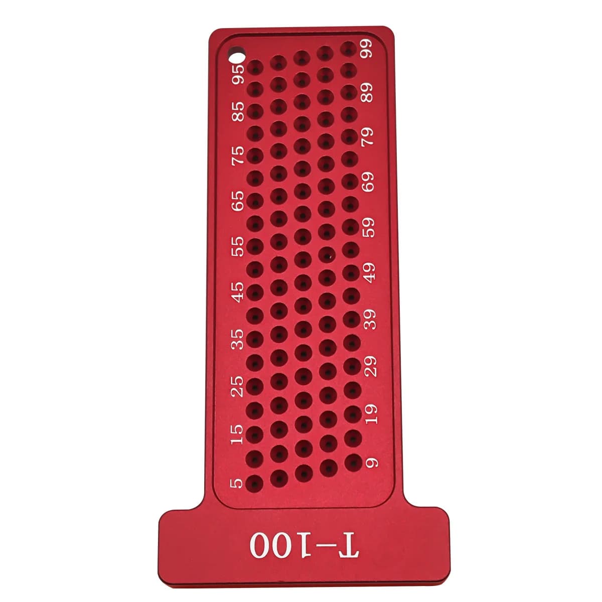 Precisie T-rastermaat 100 mm, metriek