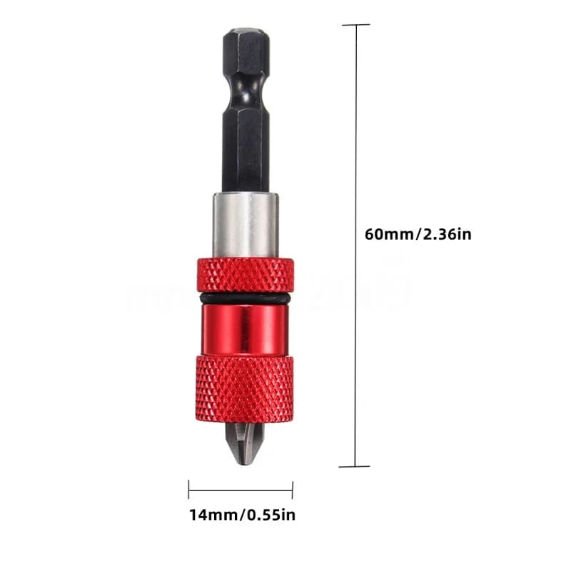 60mm verstelbare magnetische bitverlenging met zeskantige schacht
