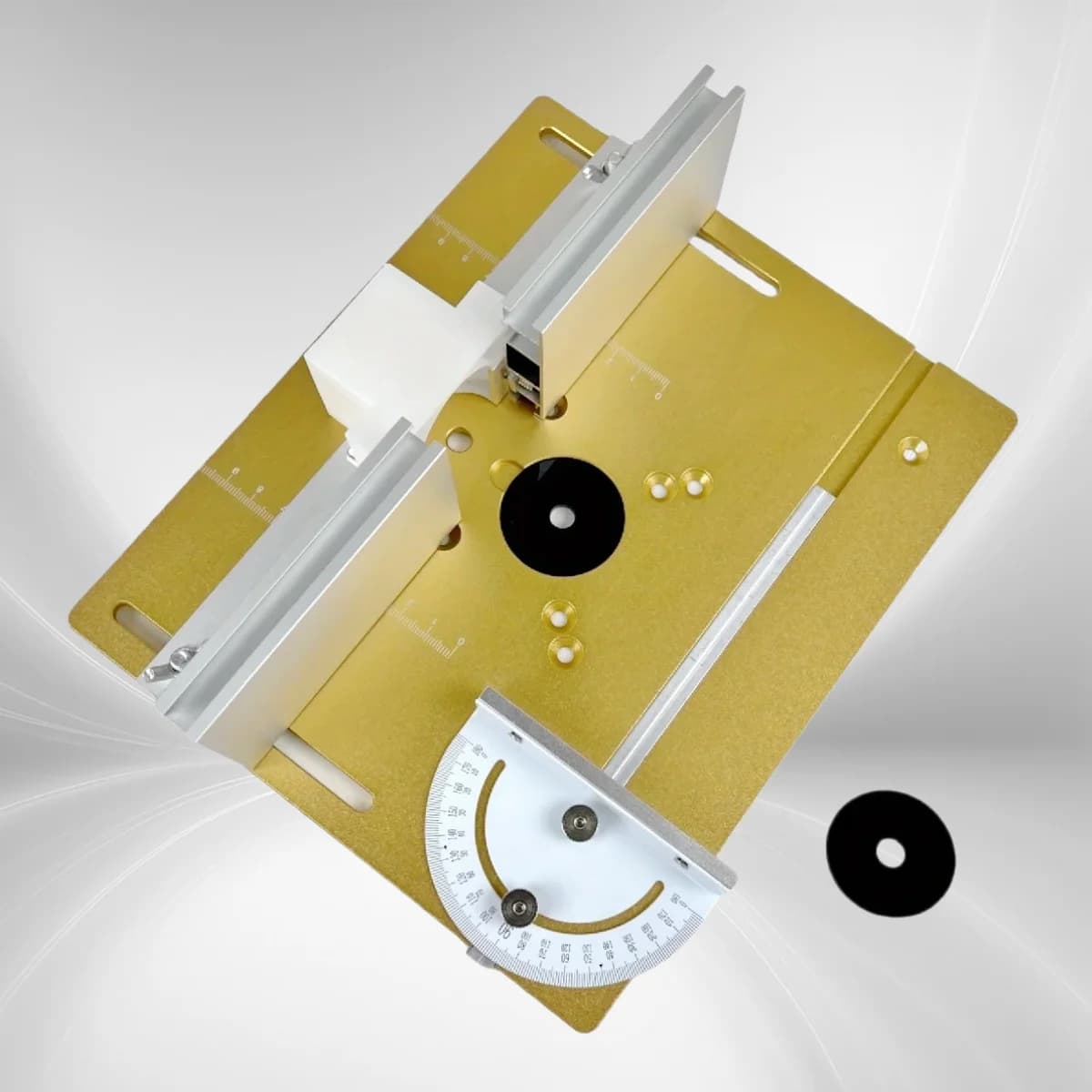 Aluminium Freesbank Insertplaat met Geleider