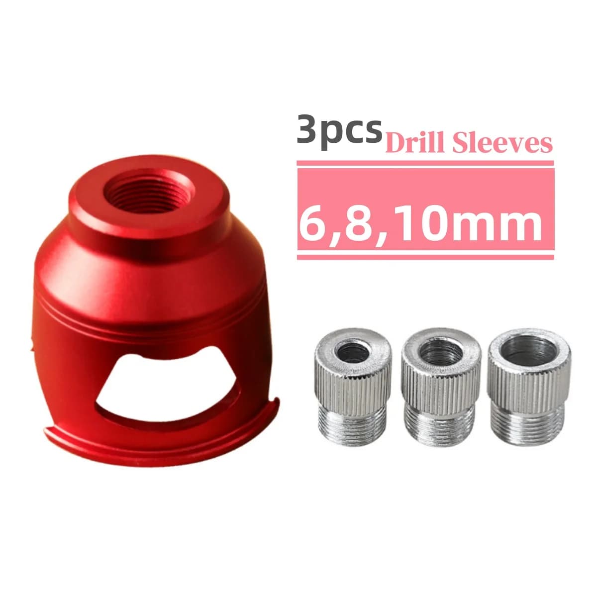 Verticale boorgeleider doweljig-set, 2-10 mm
