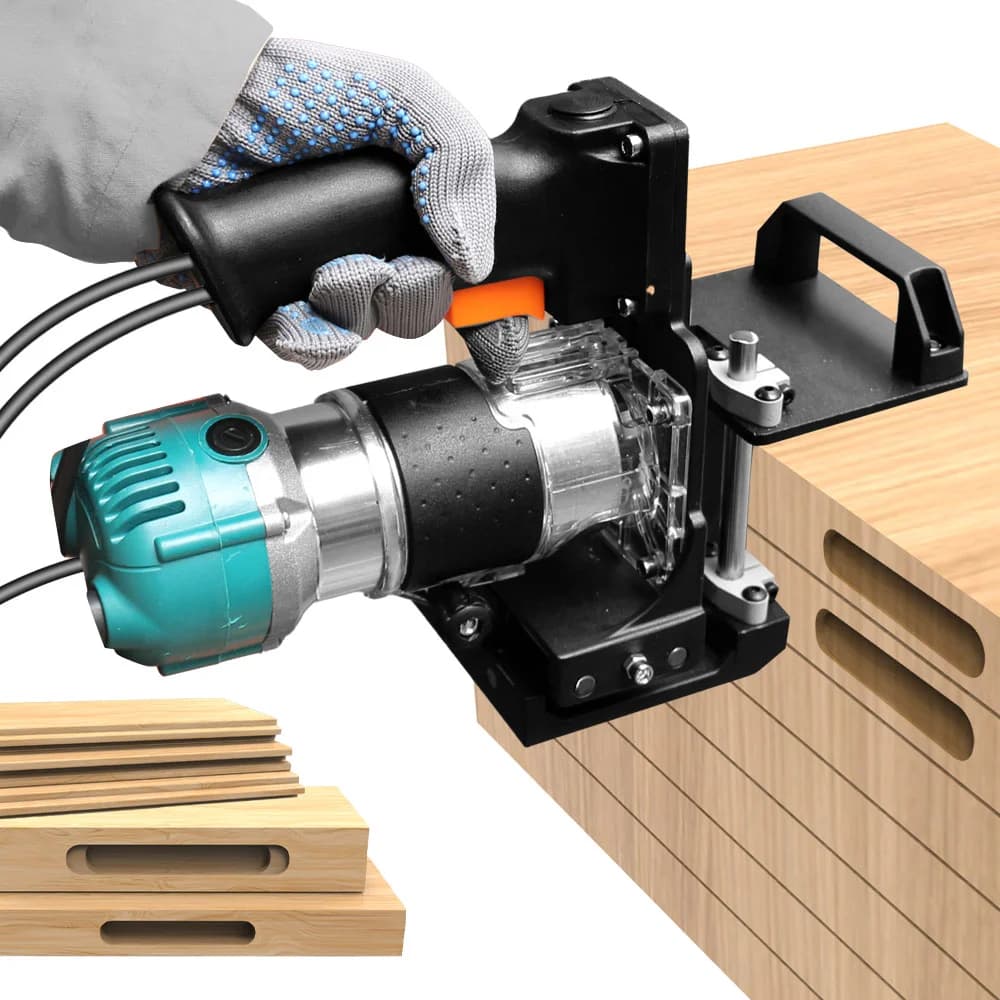 2-in-1 onzichtbare verbinder punchlocator voor kasten